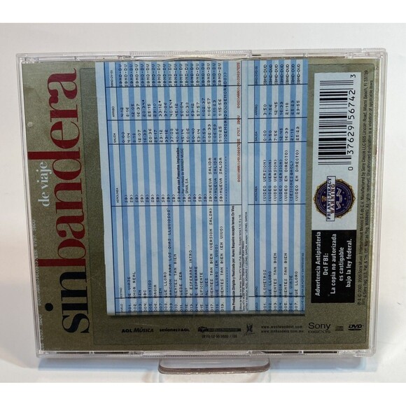 SIN BANDERA - De Viaje- Edicion Especial CD & DVD Limited Edition Set LAN 95674 - Picture 2 of 2